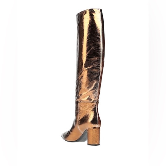 CASADEI BRONZE KNEE HIGH BOOTS - Picture 3 of 9